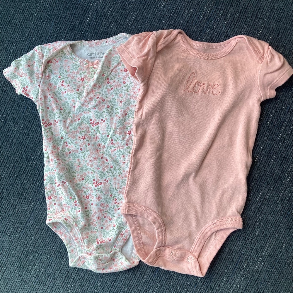 Set of 3 Child of mine bodysuits 3-6m